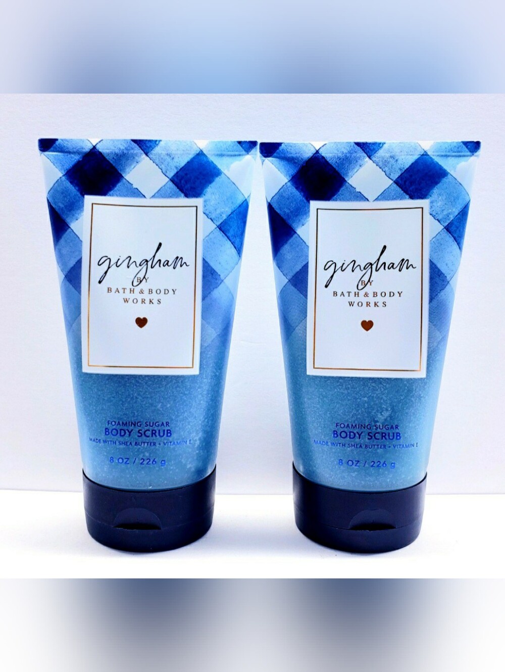 Bath & Body Works GINGHAM Foaming Sugar Body Scrub, 8 oz/226 g (2 pcs)